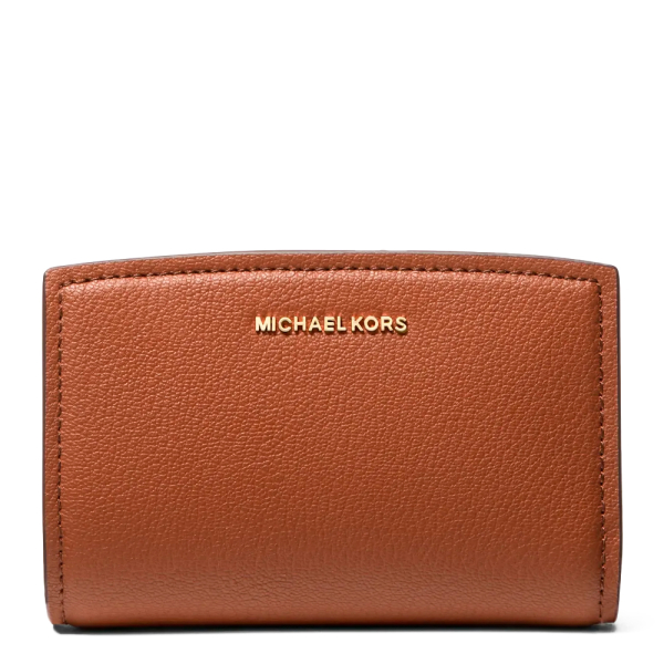 Michael Kors Portefeuille Bryant en cuir grain moyen - U chameau- Ref 113 €